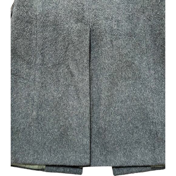 Cricketeer Mens Large Heavyweight Gray Trenchcoat - Picture 8 of 10